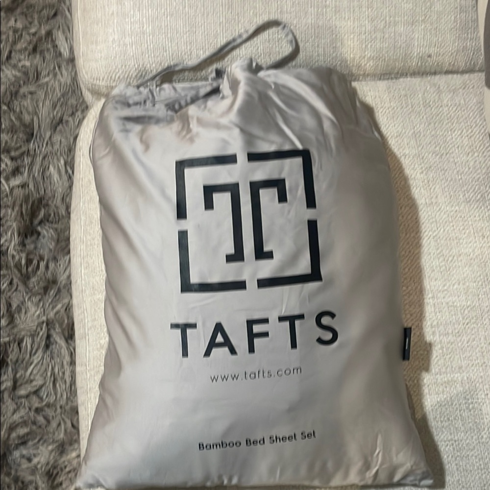 Tafts Bamboo Bed Sheet Set - Gray